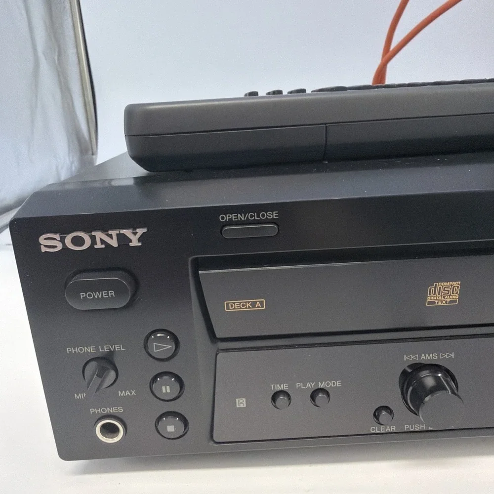 Sony RCD-W10 CD Recording Deck CD Player CD-R - Fully Tested!